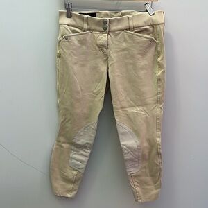 Ariat Equestrian Riding Pants Breeches Knee Patch Size 28 Cropped